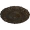 Ekena Millwork Marseille Ceiling Medallion (Fits Canopies up to 7 3/8"), 21"OD x 2"P, Stone Hearth Crackle CM21MASHC - alternate 4